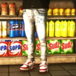 Purple Brand Low Rise Skinny Jeans for MP Male 1.04