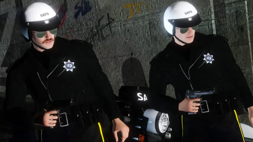 SAPD Motor Cops - [San Andreas Police Department Restoration Project] V1.0