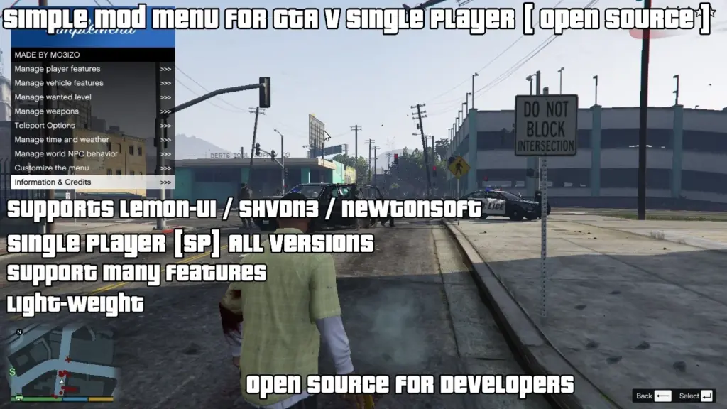 SimpleMenu - Single Player Mod Menu [Open Source] 1.0