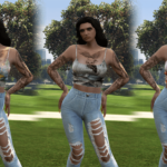 Strappy Embroidered Crop Top - MP Female 0.1