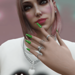 Summer Jellies Nails for MP Female 1.05