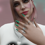 Summer Jellies Nails for MP Female 1.06