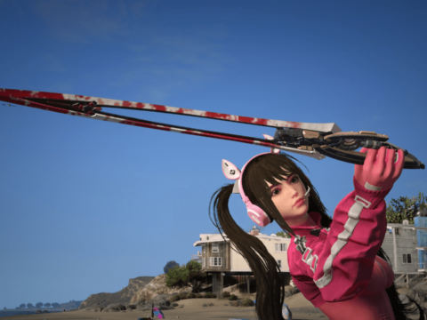 Sword From Stellar Blade (With Blood Damage) V1.0