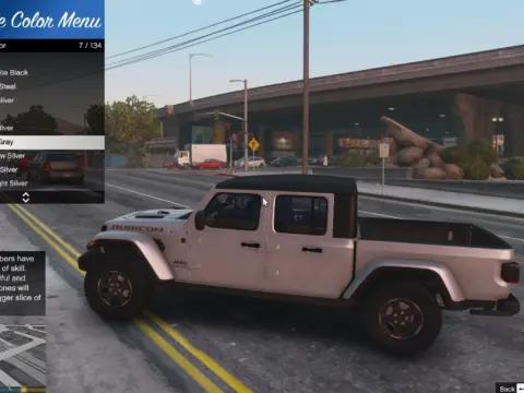 Vehicle Color Menu 1.0