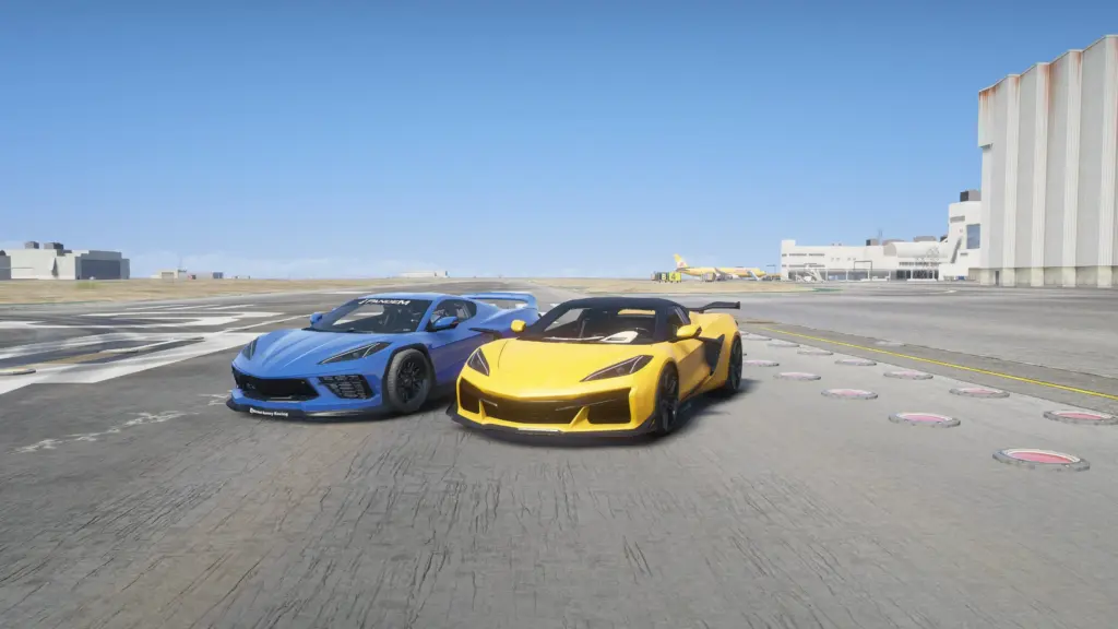 Chevrolet Corvette Z06 Convertible & Pandem Corvette C8 Rocket Bunny Bundle [Add-On] V1.0