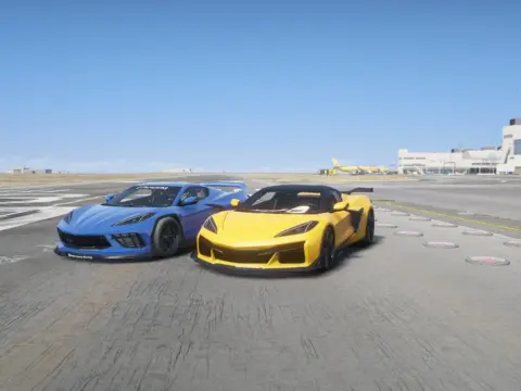 Chevrolet Corvette Z06 Convertible & Pandem Corvette C8 Rocket Bunny Bundle [Add-On] V1.0