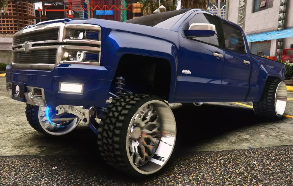 Custom Squatted Chevrolet Avalanche Pickup