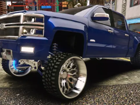 Custom Squatted Chevrolet Avalanche Pickup