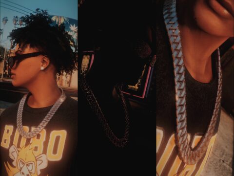 Golden Diamond Cuban chain for MP Male 1.0