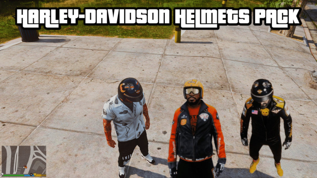 Harley-Davidson Helmet Pack for Protagonists [Legacy] V1.0