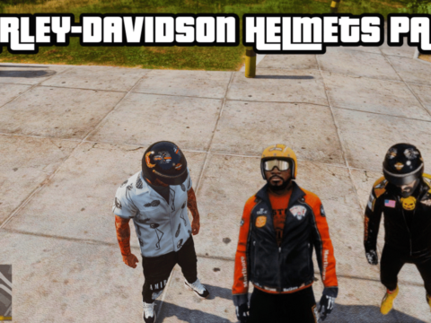 Harley-Davidson Helmet Pack for Protagonists [Legacy] V1.0