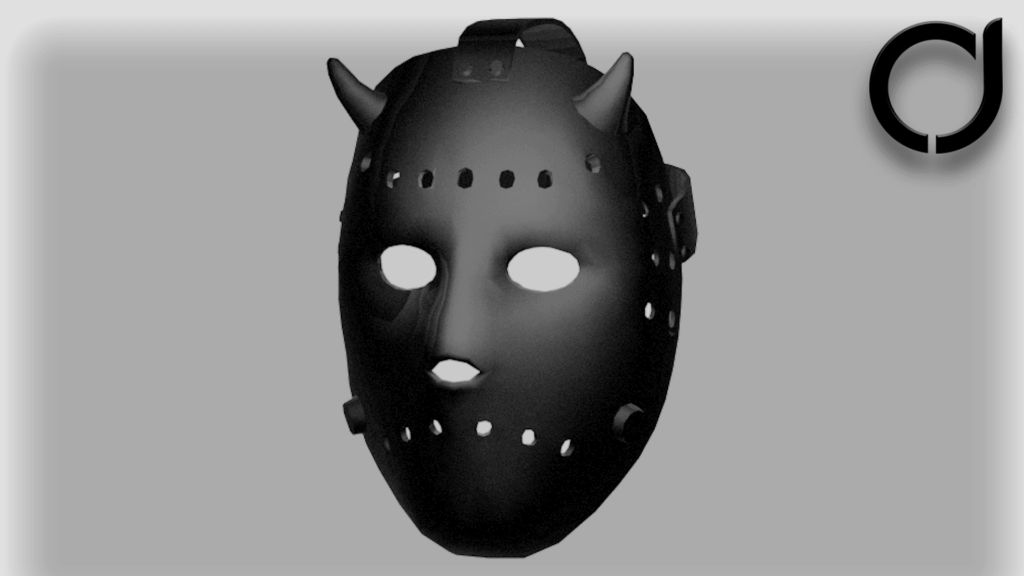 Hockey Mask with Devil Horns for MP Male 1.0