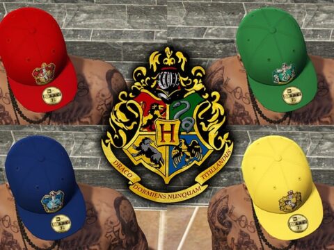 Hogwarts Quidditch League & House Pride Set - New Era 59FIFTY Retextures 1.0