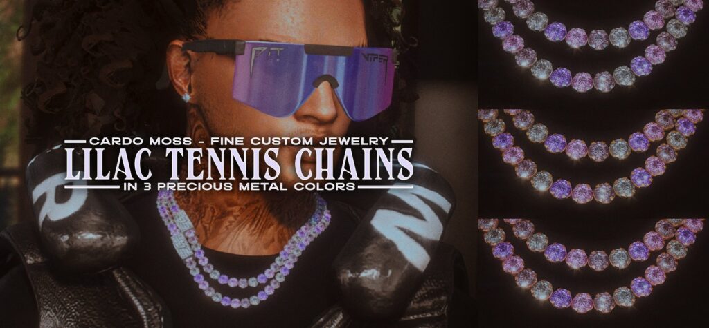 Lilac Tennis Chains for MP Male 1.0