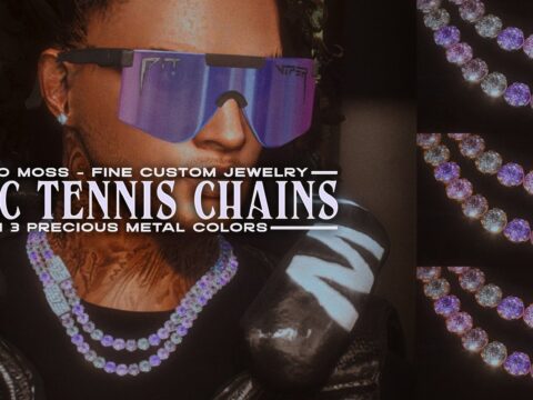 Lilac Tennis Chains for MP Male 1.0