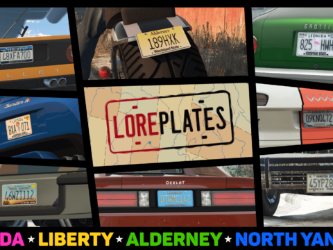 LorePlates - Add-on Plates for Leonida, Liberty, Alderney, and North Yankton 2.2