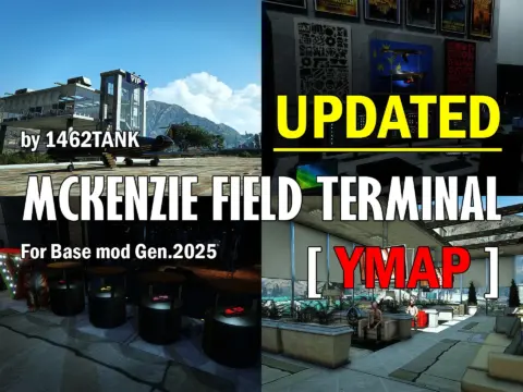 Mckenzie Field Terminal 1 for BaseGen.2025 [ YMAP / Lore Friendly ] V1.0