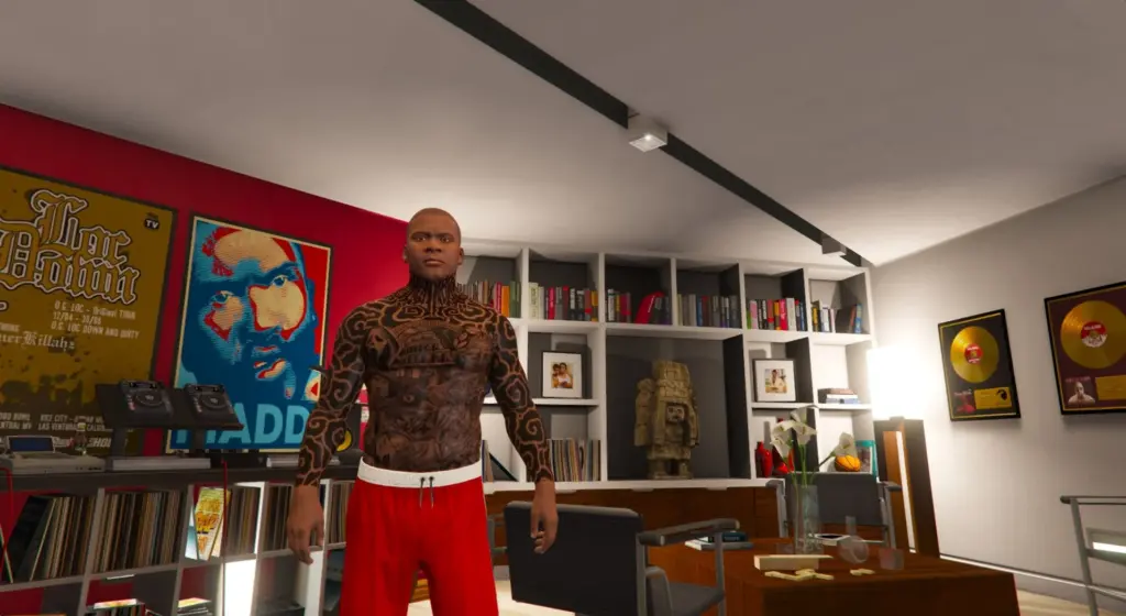 New Face and Body Tattoo for Franklin 1.0