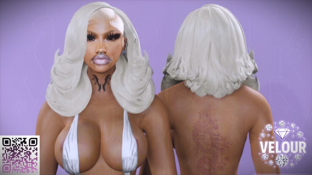 Rowena Hair For MP Female 1.0