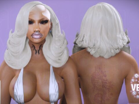 Rowena Hair For MP Female 1.0