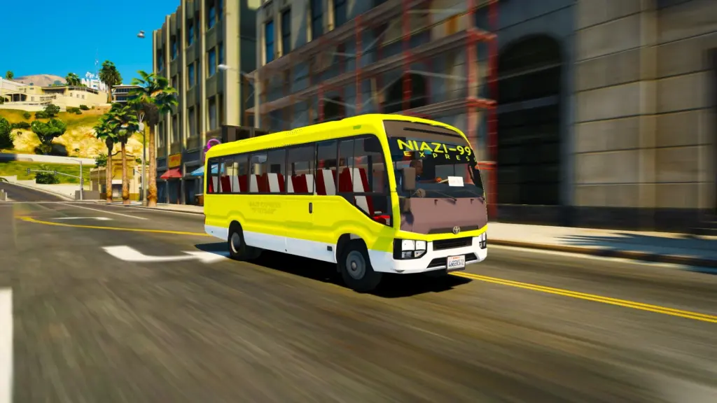 Toyota Coaster 2020 Exective Class [Add-on / VehFuncs / Dirt]