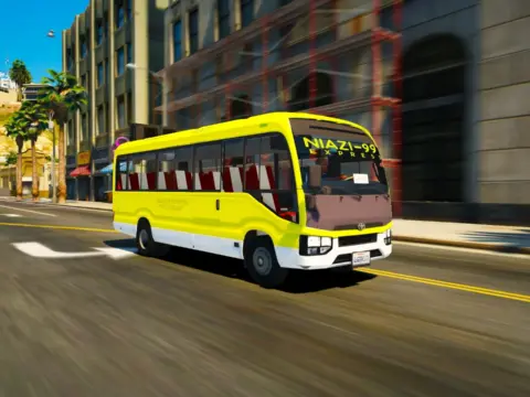 Toyota Coaster 2020 Exective Class [Add-on / VehFuncs / Dirt]