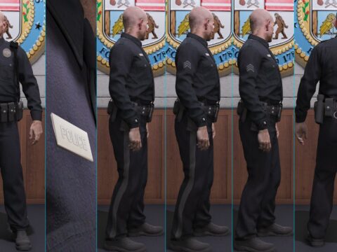 Ready or Not 4K LSPD Uniform for MP Male
