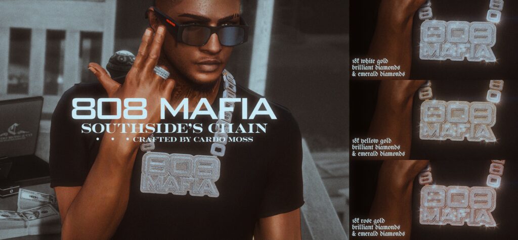 808 Mafia Chain for MP Male 1.0