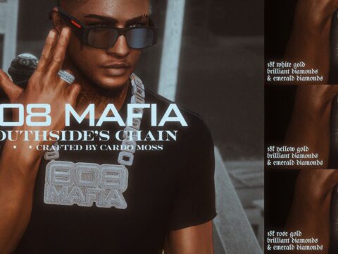 808 Mafia Chain for MP Male 1.0