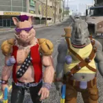 Bebop & Rocksteady [Add-On Ped]