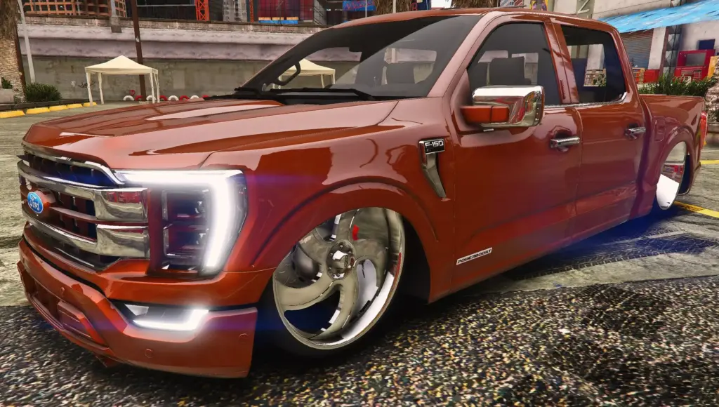 Custom Slammed Slider 2021 Ford F-1503