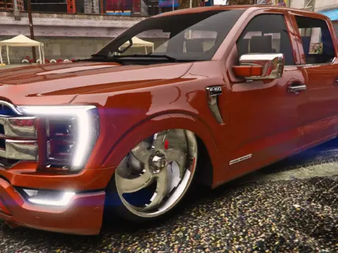 Custom Slammed Slider 2021 Ford F-1503