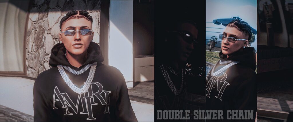 Double Silver Chain for MP Male 1.0