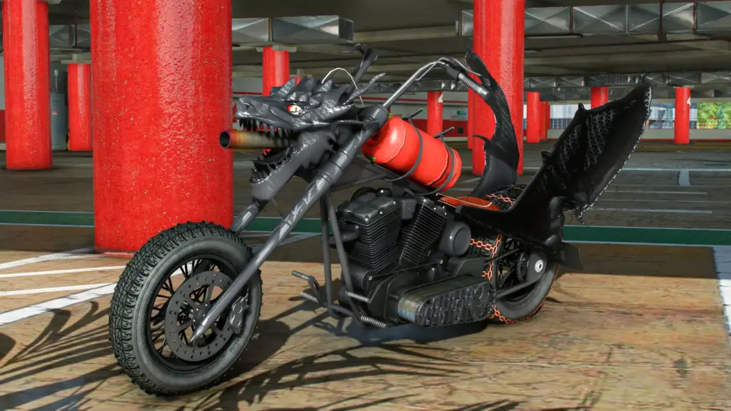 Dragon Bike Flame