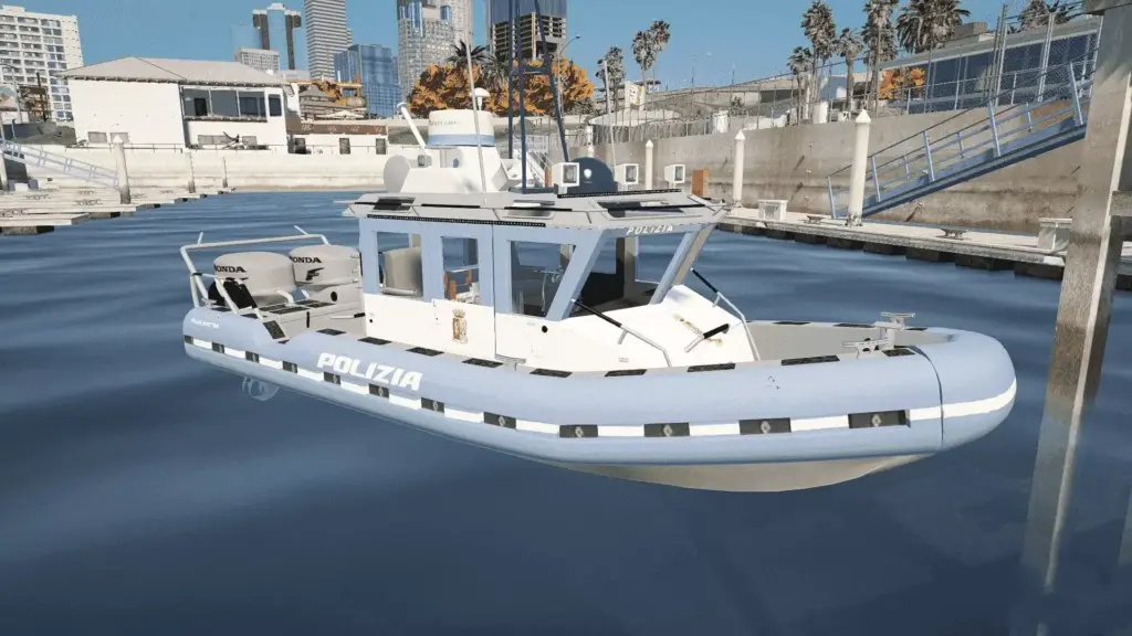 Italian State Police Boat