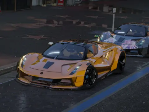 Lotus Evija - Widebody Concept [Add-On | FiveM | Animated Spoiler | Dynamic Lights | Livery Design] V1.0