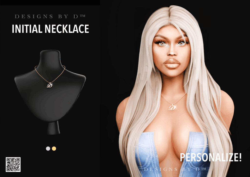 MP Female Initial Name Necklace 1.0
