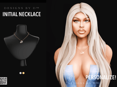 MP Female Initial Name Necklace 1.0