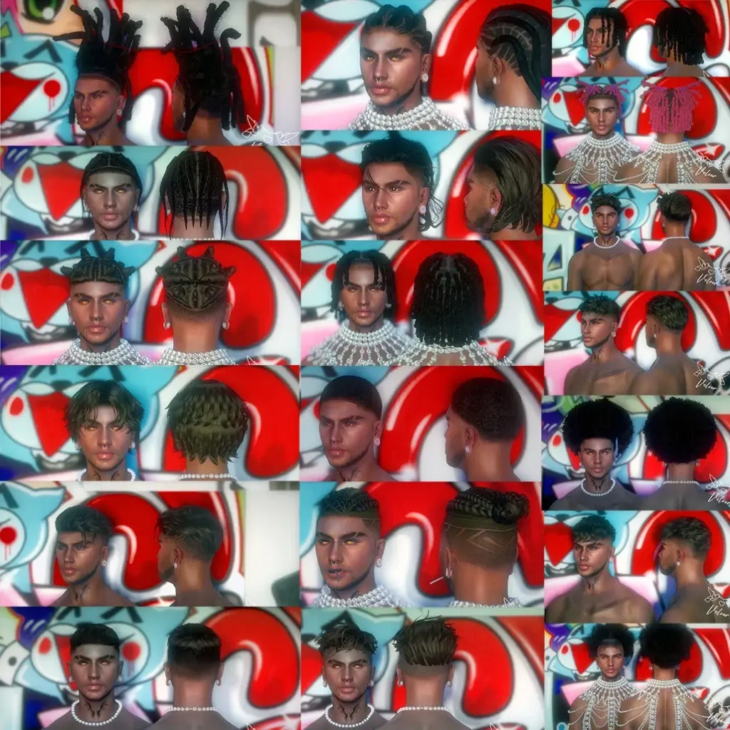 Male Hair Collection Vol. 1 For MP Male 1.0