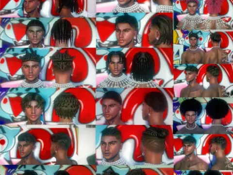 Male Hair Collection Vol. 1 For MP Male 1.0