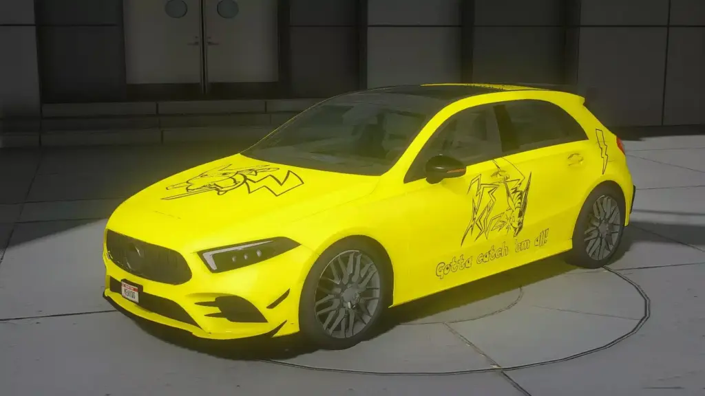 Mercedes-Benz A45s AMG Pikachu