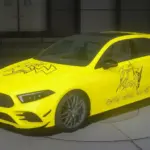Mercedes-Benz A45s AMG Pikachu