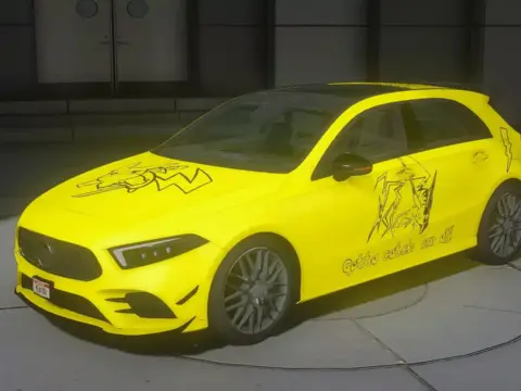 Mercedes-Benz A45s AMG Pikachu