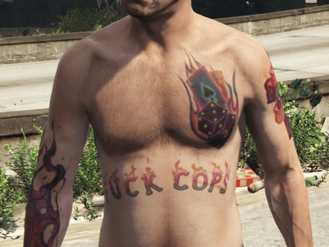 Neon Tattoos for Trevor 1.0