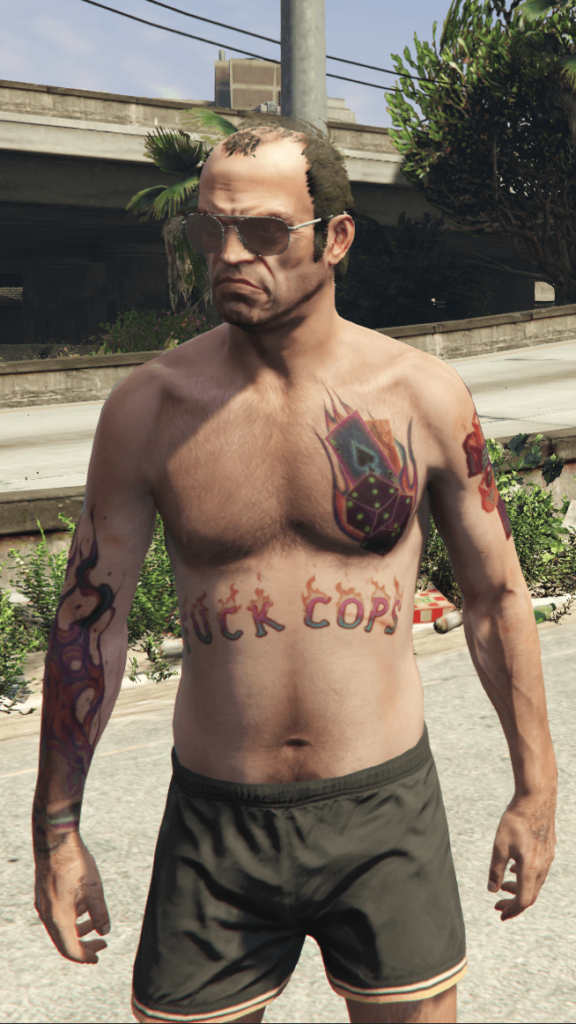 Neon Tattoos for Trevor 1.0