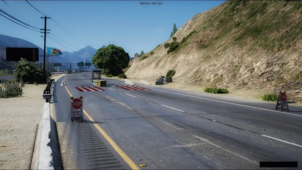 San Andreas Highway toll checkpoint [Menyoo] V1.0