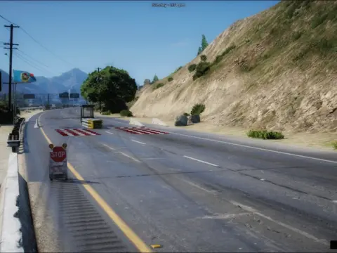 San Andreas Highway toll checkpoint [Menyoo] V1.0