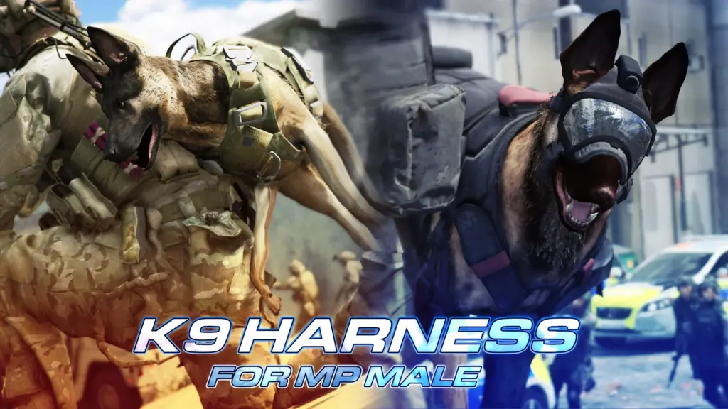 Tactical K-9 / Dog Harness Pack for MP Male V1.0