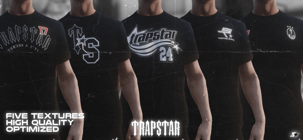 Trapstar T-Shirt Pack for MP Male 1.0