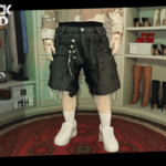 Triple Stack Distressed Shorts for MP Male V1.1
